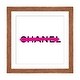 preview thumbnail 4 of 18, iCanvas "Chanel Luxury Paint Drip" by Antonio Brasko Walnut - 16x16x1