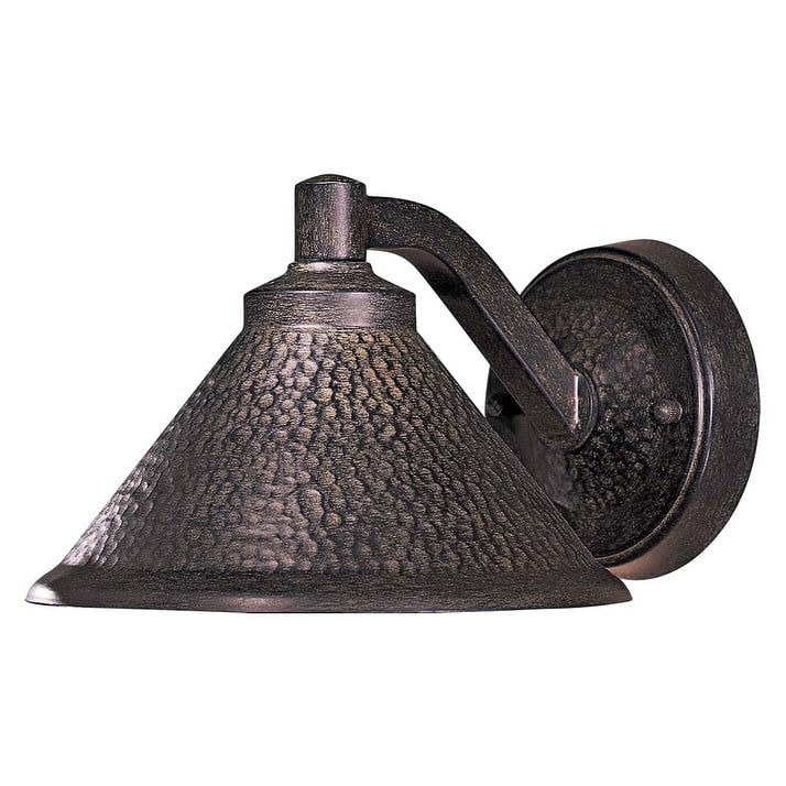 The Great Outdoors 1 Light 6" Height Dark Sky Compliant Outdoor Wall - Hammered Aspen Bronze