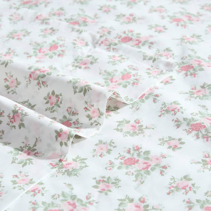 Laura Ashley Printed Cotton Percale Sheet Set