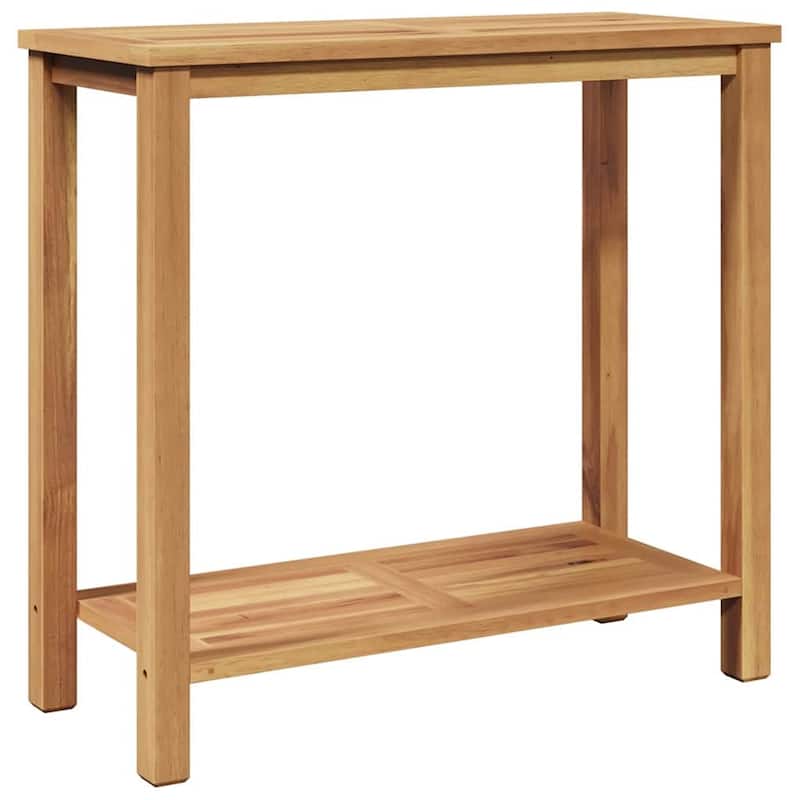 vidaXL Console Table Brown in Solid Teak Wood