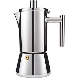 Coffee Machine Maker Moka Pot For 4Cups 6.8oz Espresso Pot - Bed