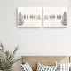 preview thumbnail 3 of 5, 'Monoscape V-II' 2 Piece Canvas Wall Art Set by Karen Biery