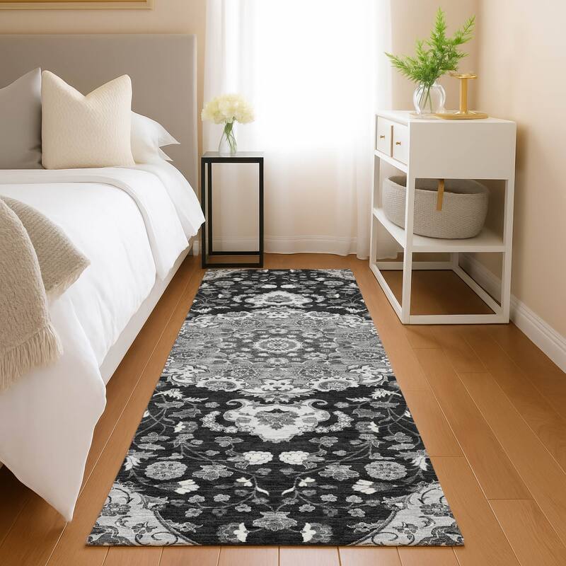 Machine Washable Indoor/ Outdoor Global Eckley Chantille Rug