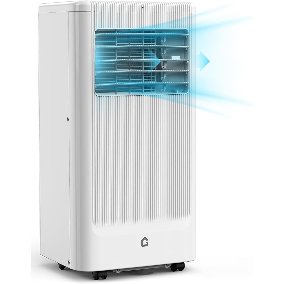 3-in-1 Portable AC, 8,000 BTU & Covers 350 Sq Ft, Quiet Black Unit with Fan Dehumidifier Remote & Auto Swing