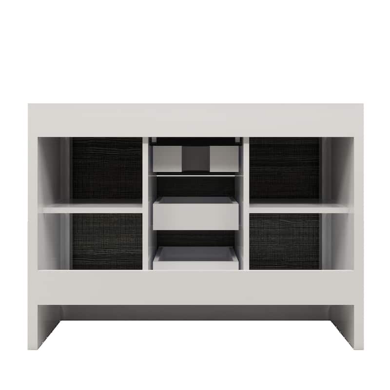 Dove 48'' Freestanding Vanity with Reinforced Acrylic Sink