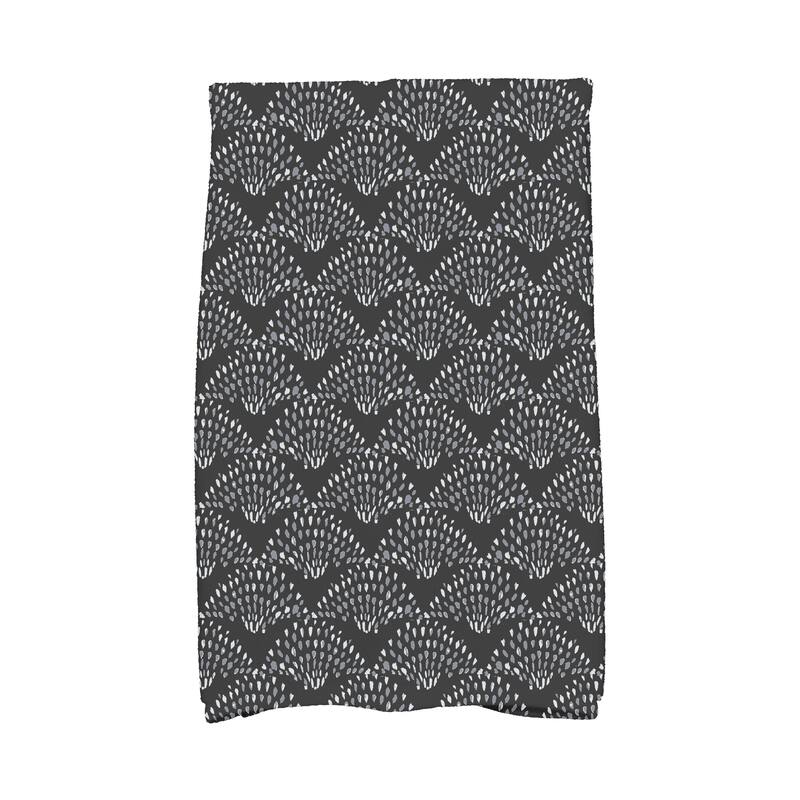 Fan Dance 18 x 30 Inch Geometric Print Hand Towel