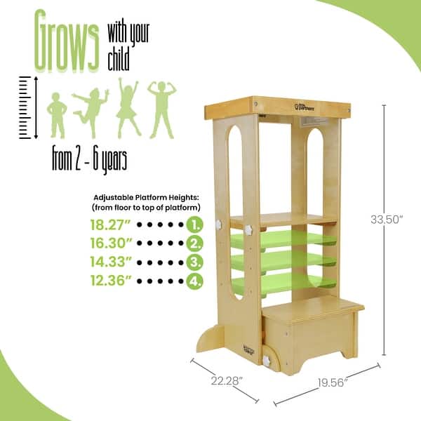 dimension image slide 1 of 7, Little Partners® Explore 'N Store Learning Tower®
