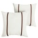 preview thumbnail 28 of 42, Sorra Home Sunbrella Outdoor Double Petite Flange Pillow Set of 2