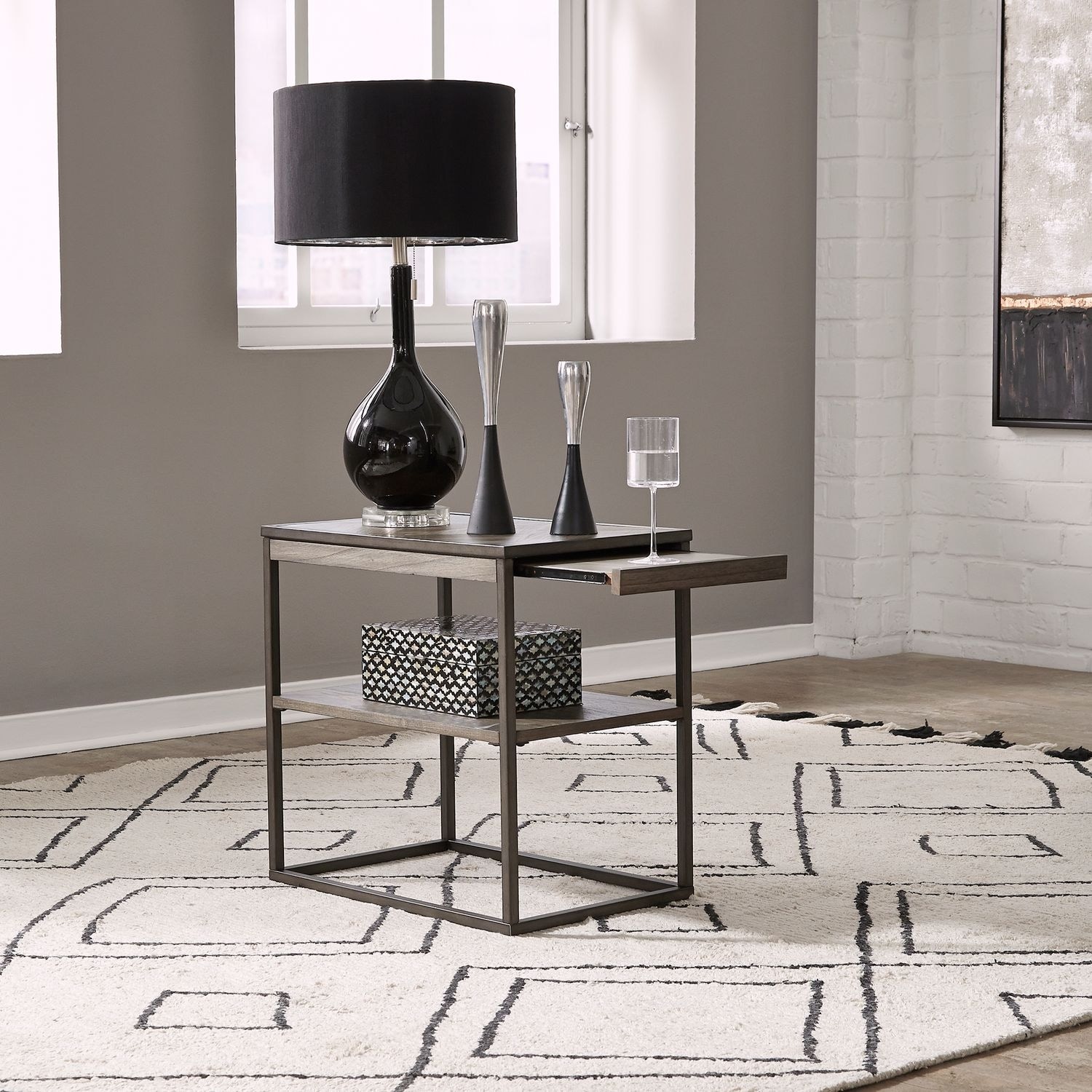 Jamestown Tobacco Chair Side Table