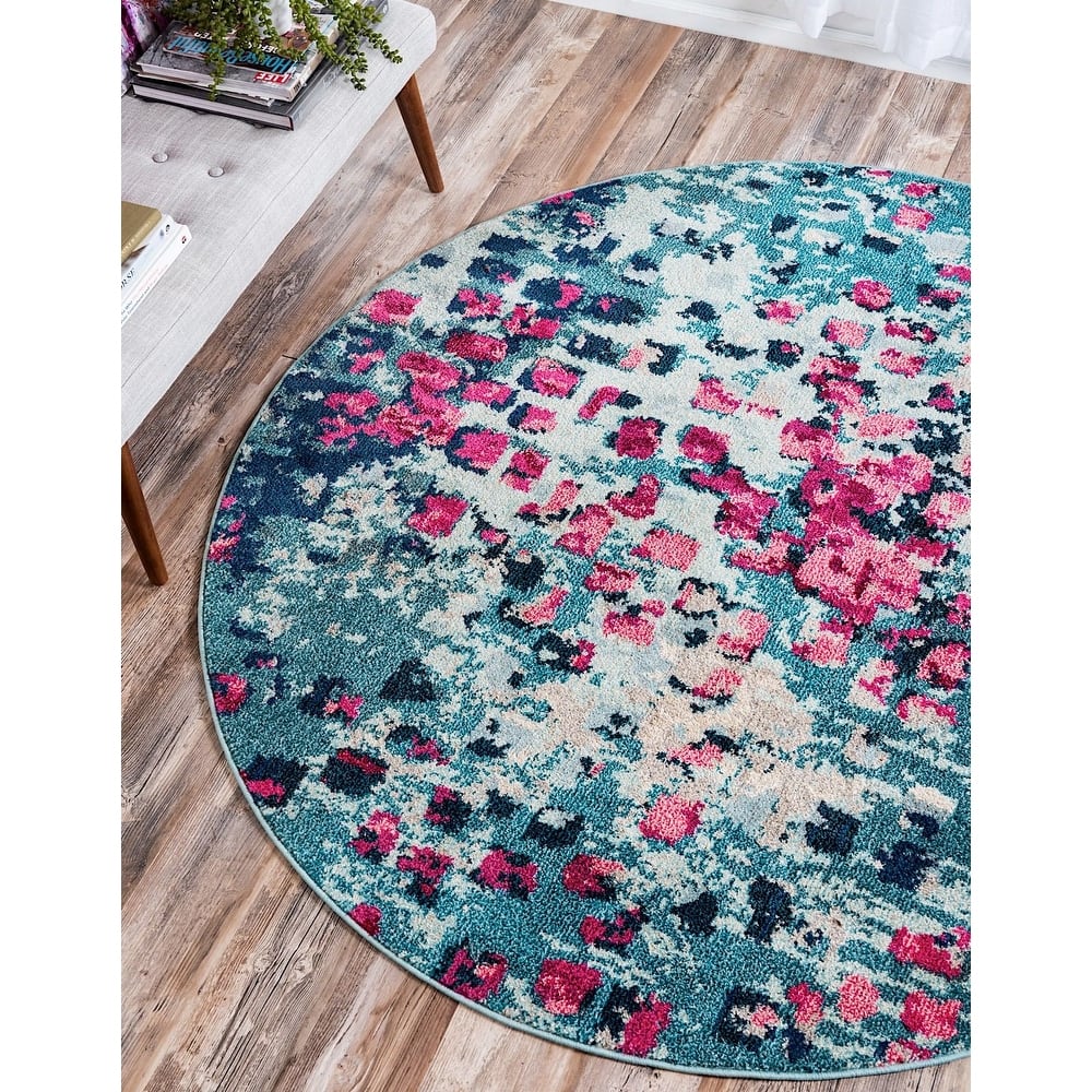 Contemporary Zhale Collection Area Rug