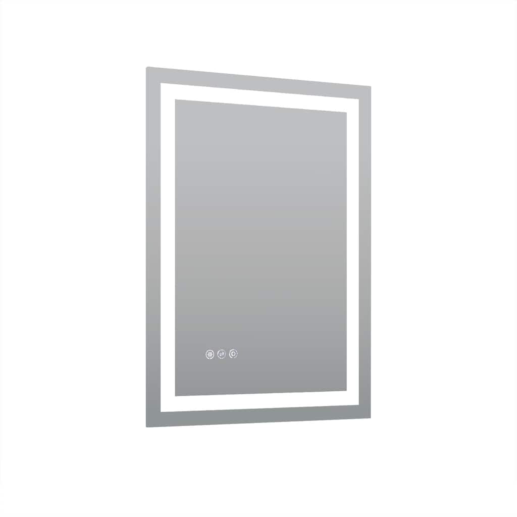 Topcraft LED Aluminum Framed Wall Mounted Bathroom Mirror