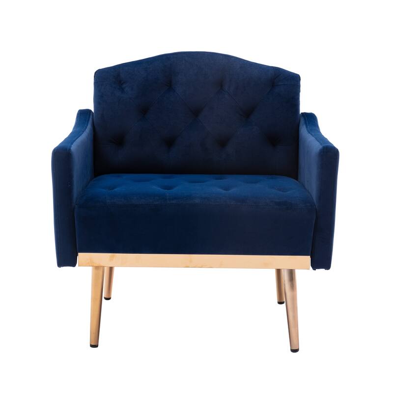 Tufted Decorative Fabric Armchair
