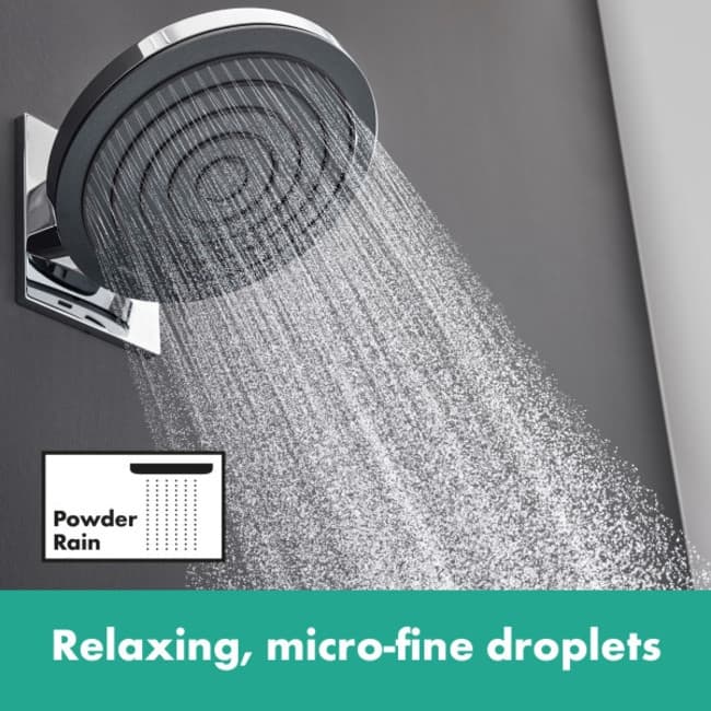Hansgrohe 24142 Pulsify S 1.75 GPM Single Function Rain Shower Head