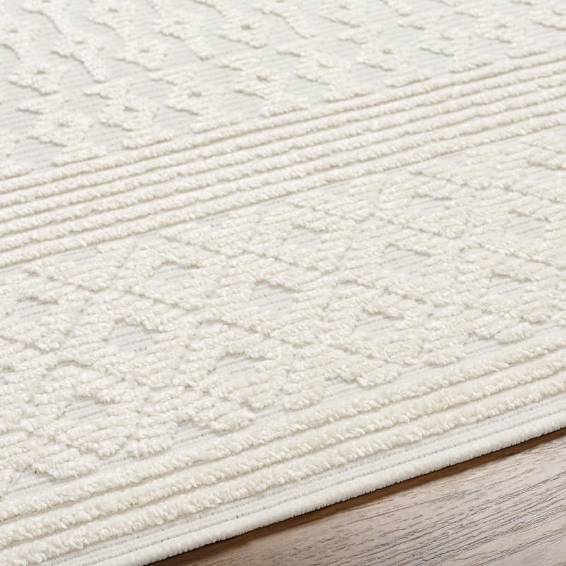 Livabliss Lyna Country Diamond Washable Area Rug