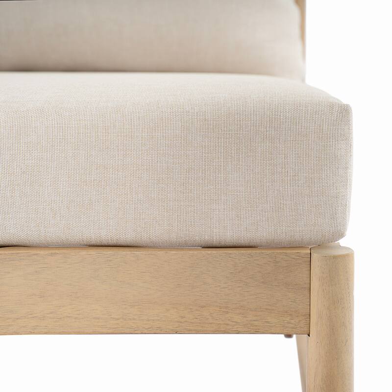 Christopher Knight Home - Havenport Modern Outdoor Wooden 5-Piece Chat Set with Rope Accents - 4 - Seater