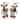 Set of 2 Merry Moose Christmas Plushies 16"