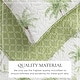 preview thumbnail 2 of 5, Linery & Co. 3-Piece Tropical Palm Sitched Quilt Set with Shams