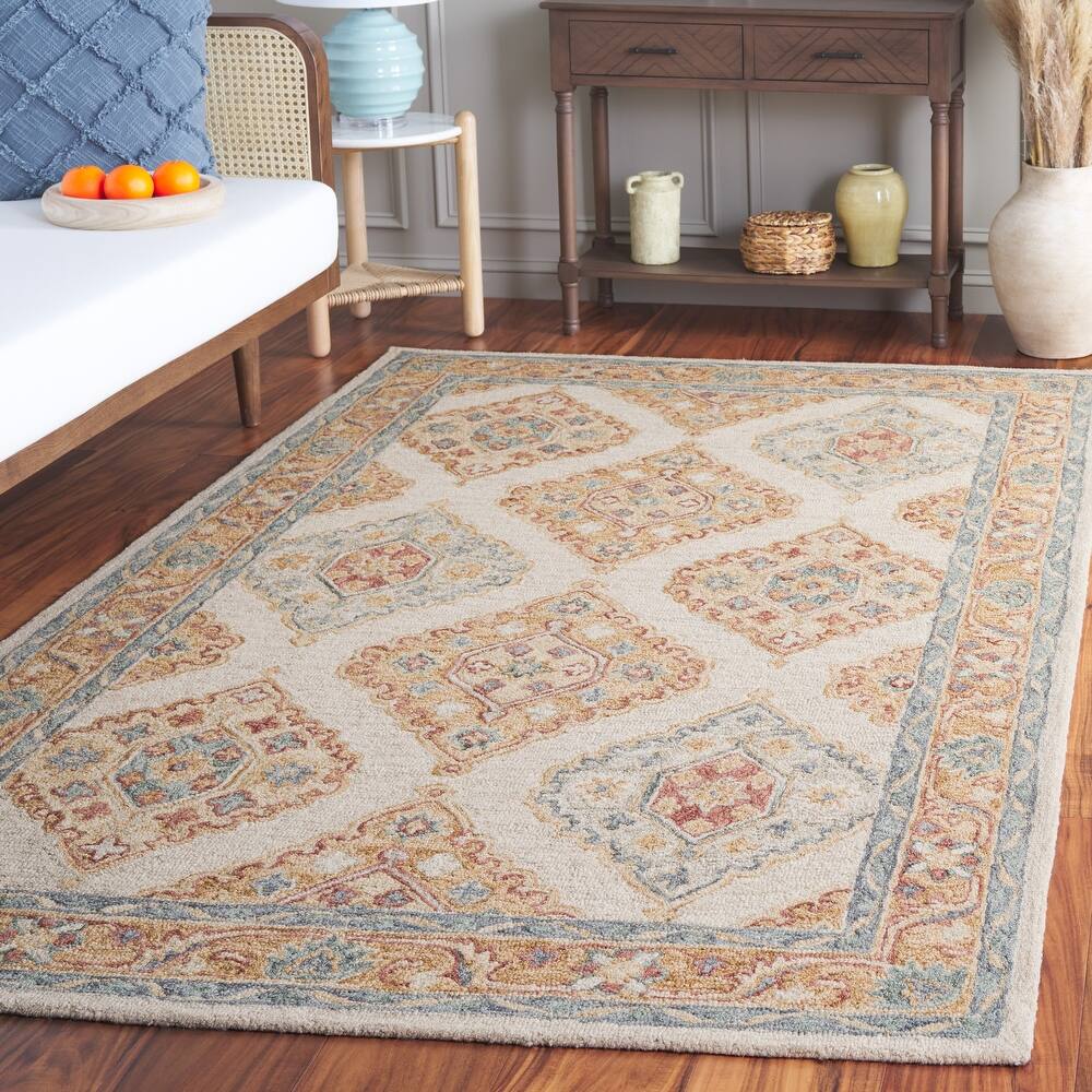SAFAVIEH Handmade Metro Alearda French Country Wool Rug
