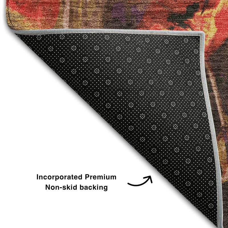 Premium Washable Super Soft Modern Floral Mayfield Rug