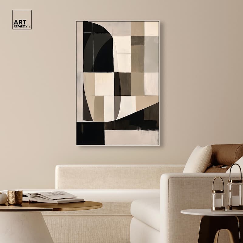 Modern Shapes II Canvas by Art Remedy