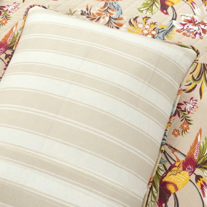 Lush Decor Dolores 3 Piece Cotton Quilt Set