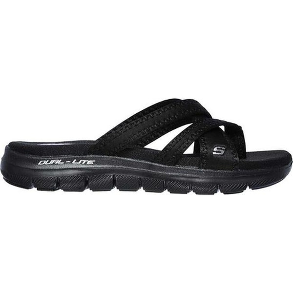 skechers womens flex appeal 2.0 slide sandals