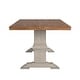 preview thumbnail 17 of 29, Eleanor Two-tone Solid Wood Top Dining Table by iNSPIRE Q Classic