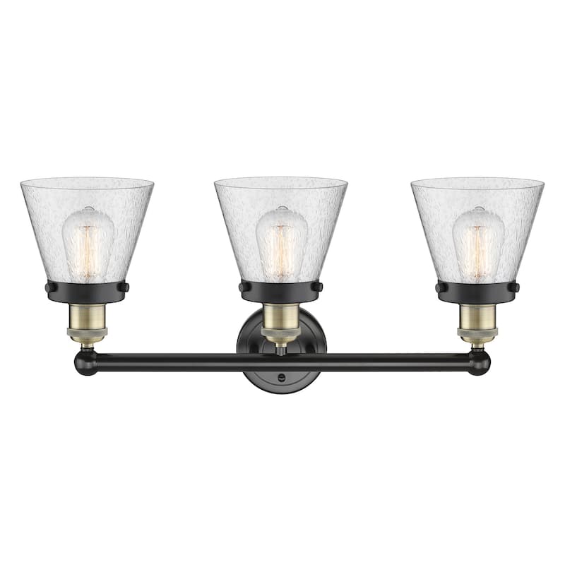 Innovations Lighting 616-3W-10-25 Cone Vanity Cone 3 Light 25" Wide
