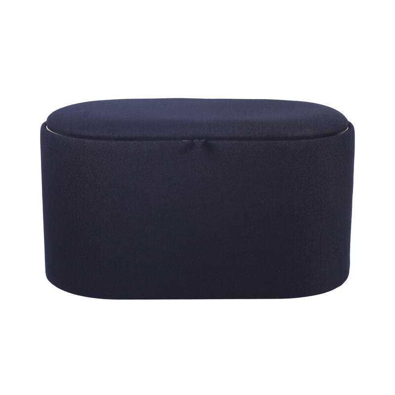 Storage Ottoman Comfortable choice, multiple functions, classic design, and cozy corners with Reversible Wooden Tray Top,