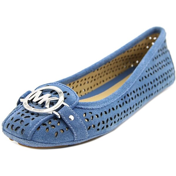 Michael Michael Kors Fulton Moc Round Toe Suede Flats