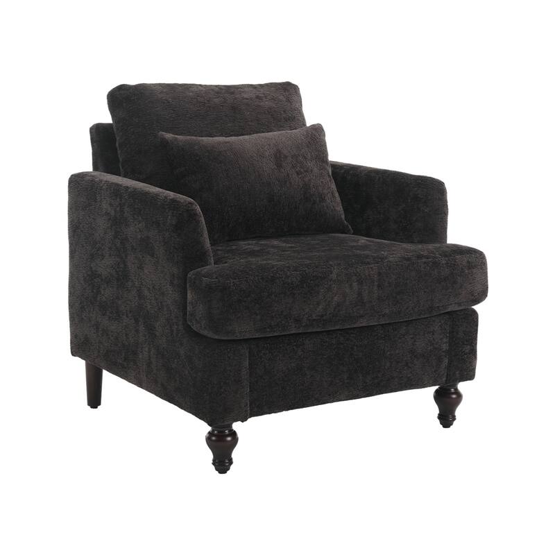 Frame Armchair, Modern Accent Chair - Black