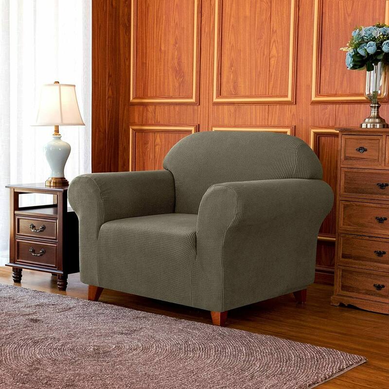 Subrtex Stretch Armchair Slipcover 1 Piece Spandex Furniture Protector