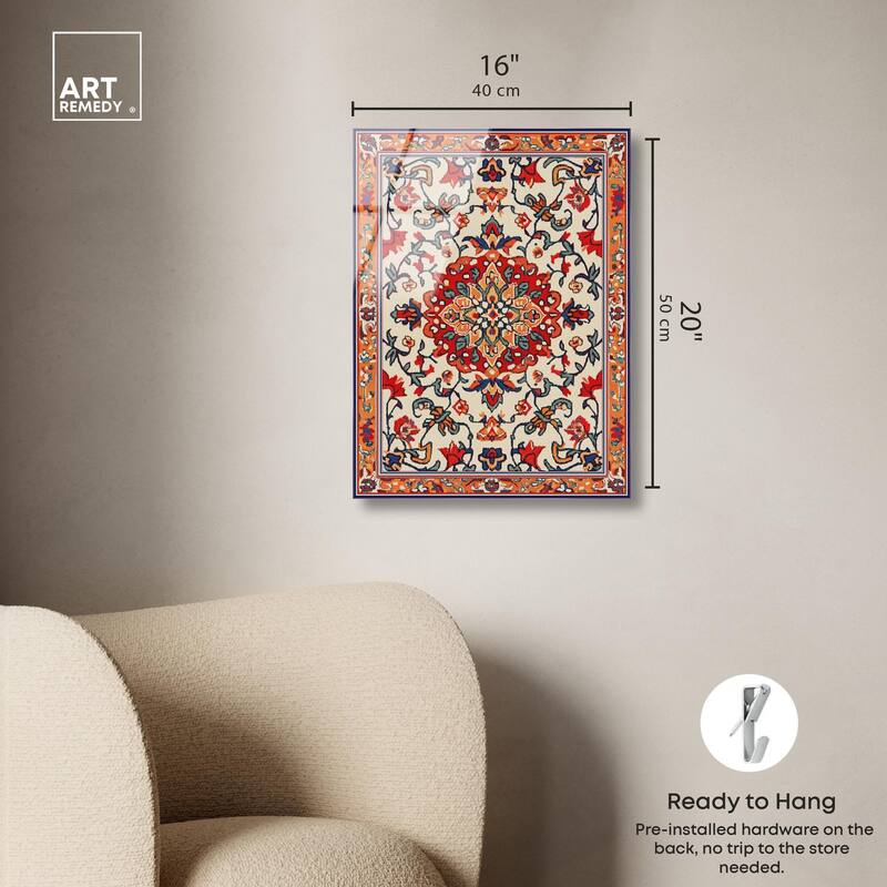 Morrocan Garden II Acrylic by Art Remedy, Ready to Hang