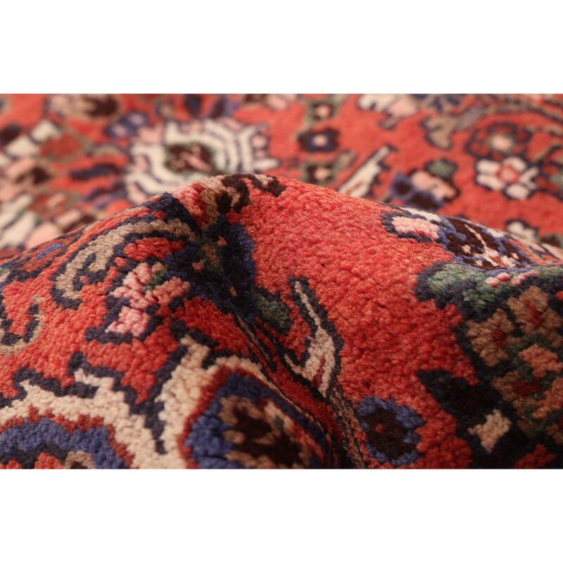 ECARPETGALLERY Hand-knotted Andelz Red Wool Rug - 3'6 x 10'4