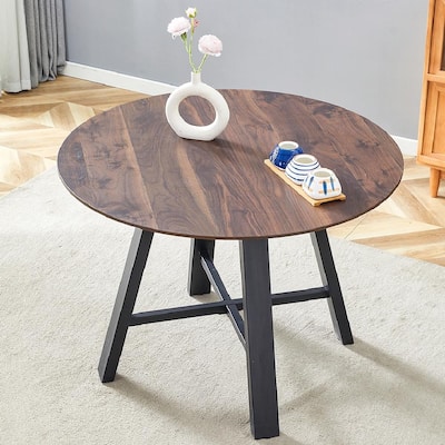 42" Round Dining Table - Metal Legs, Multi-Use