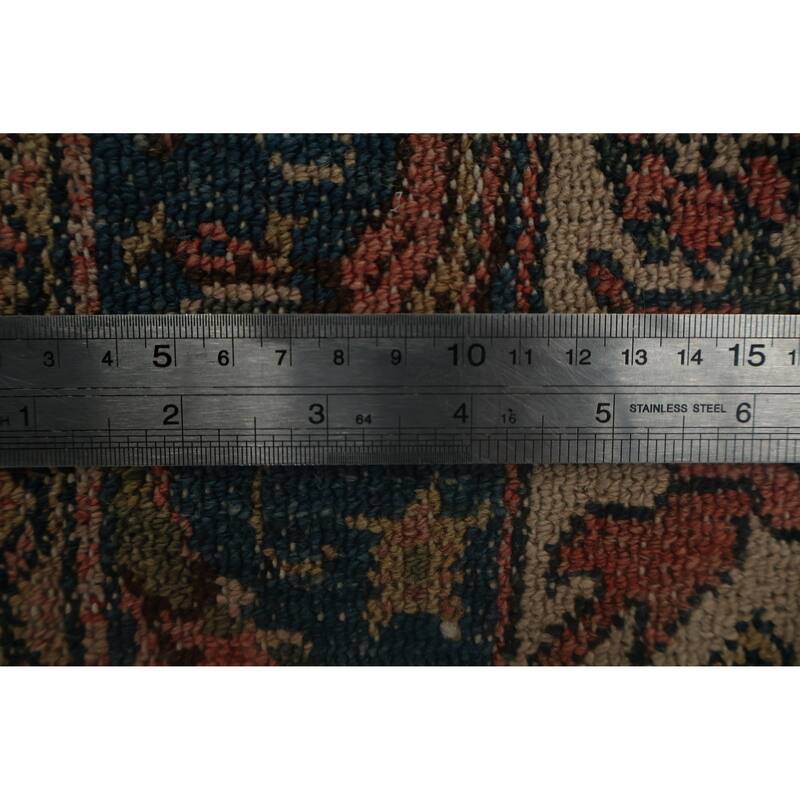 Hand Knotted Oriental 100% Wool Carpet Traditional Medallion Beige & Ivories Bibikabad Area Rug - 6' 2'' X 4' 5''