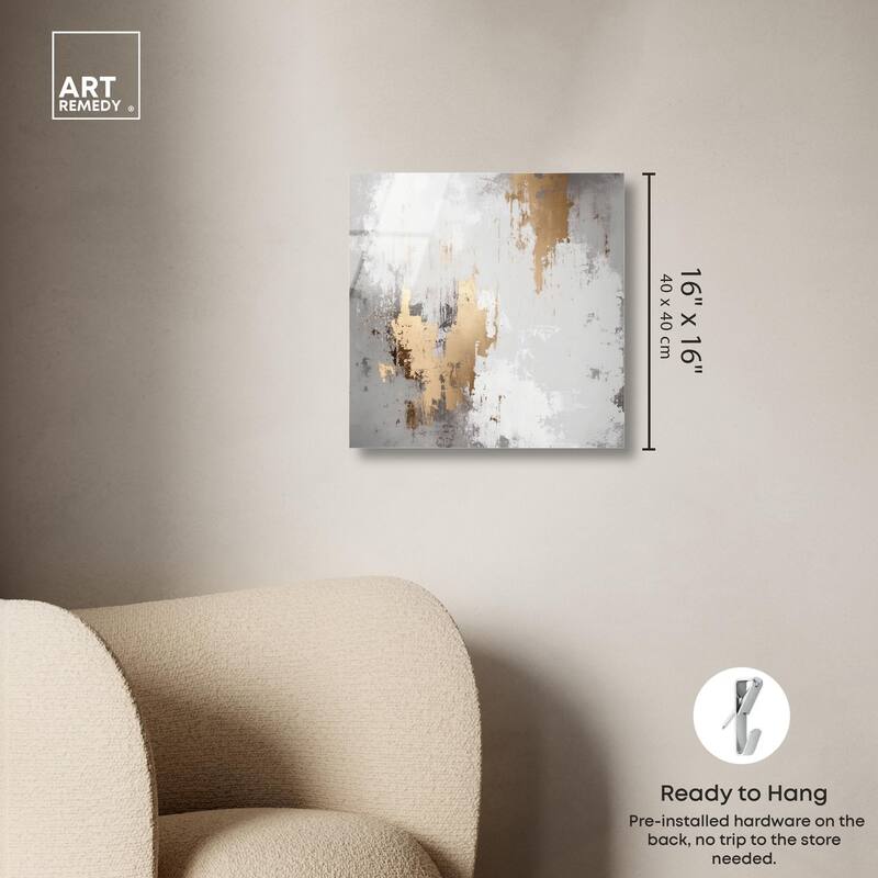 Ghostly Glimmer I Acrylic by Art Remedy, Ready to Hang