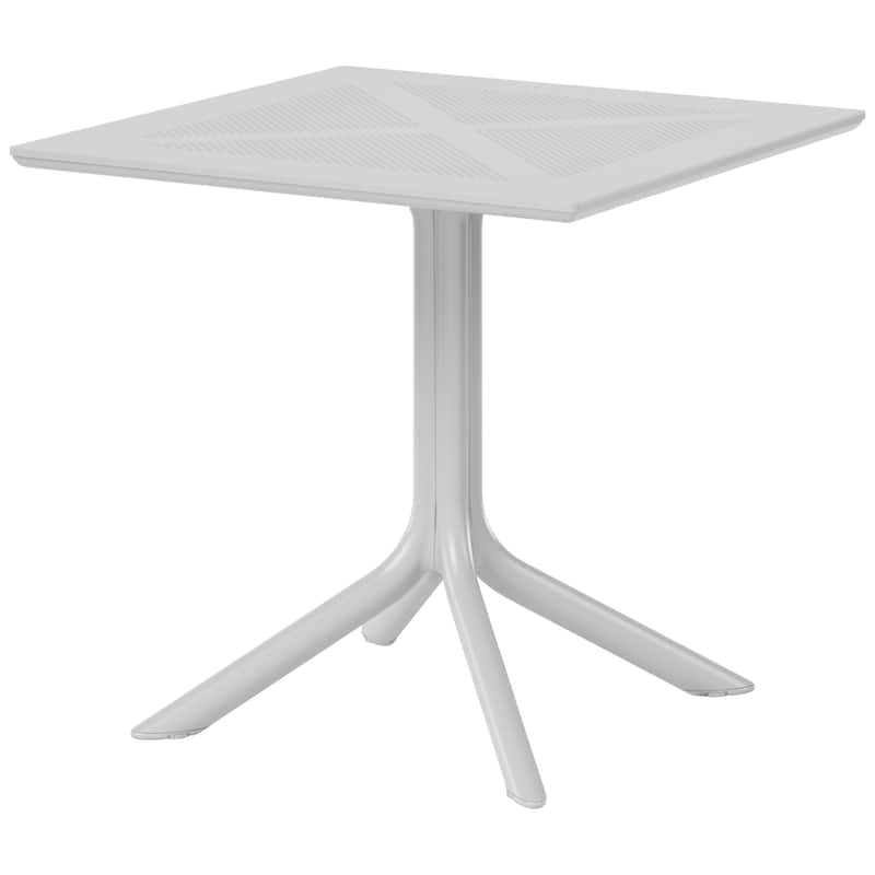 Frond and Form 31.5" Outdoor Square Dining Table - Gray