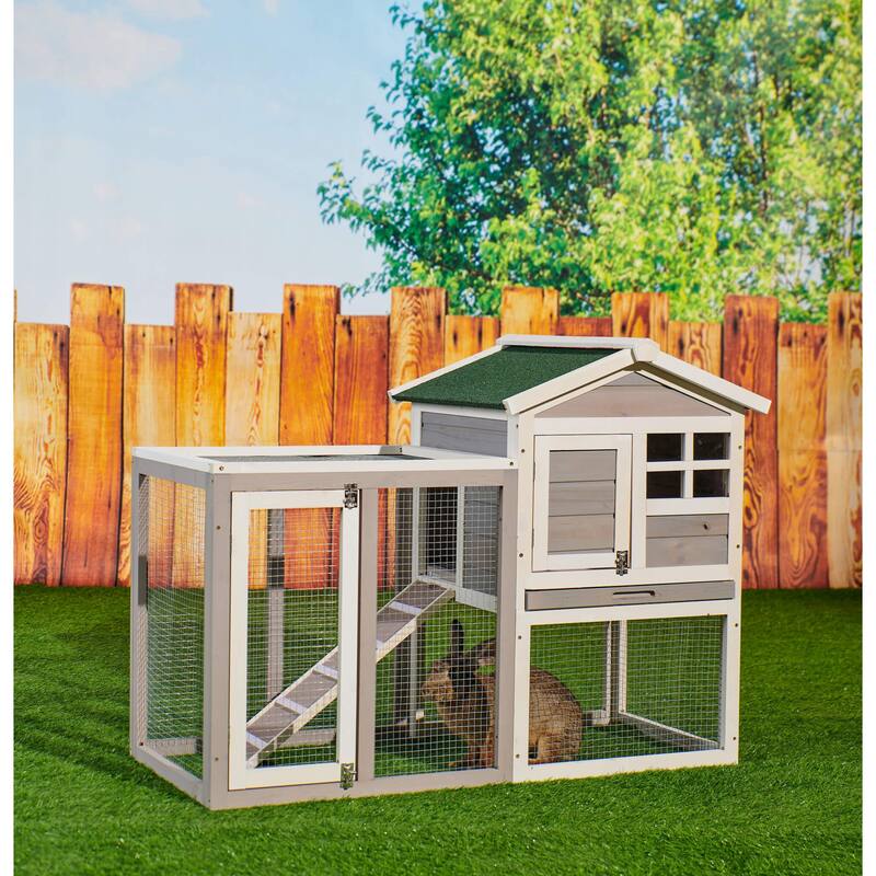 Durable Large Chicken Coop Wooden Rabbit Hutch