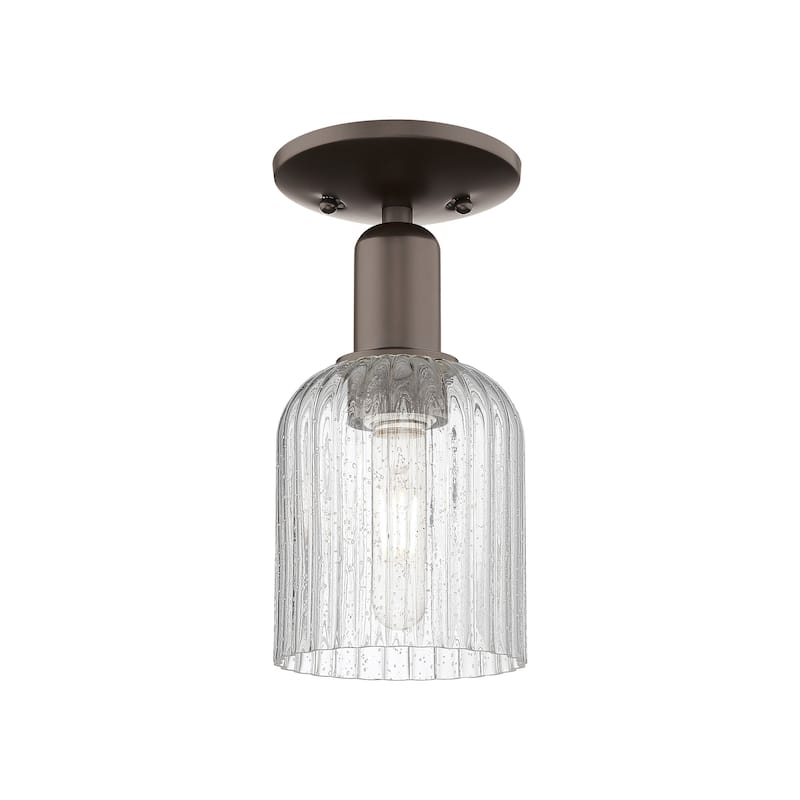 Innovations Lighting Downtown Urban - Bridal Veil - 1 Light 5" Semi-Flush Mount Light