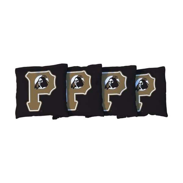 slide 2 of 3, North Carolina Pembroke Braves Gold Cornhole Bags All-Weather Resin Filled