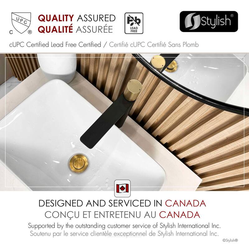 Stylish Nessa Single Handle Ht 12 1/2" Vessel Bathroom Faucet B-122