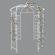 preview thumbnail 5 of 4, Birdcage Shape Garden Arch, 81.3'' x 114.2'' Pergola Plant Climbing Trellis Arbor for Wedding Outdoor, Climbing Vines, Roses