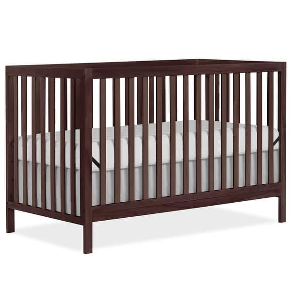 slide 2 of 3, Dream On Me Synergy MOD Crib, made with Sustainable New Zealand Pinewood - Espresso Espresso