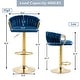 preview thumbnail 29 of 42, Modern Swivel Counter Height Bar Stools Adjustable Counter Stool With Backs