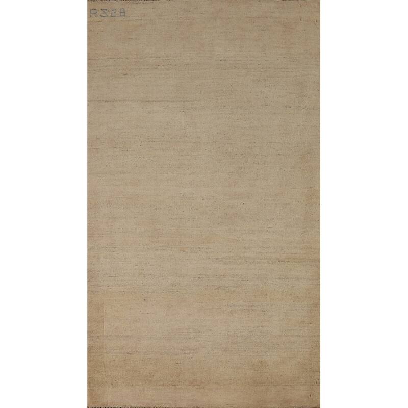 Modern Gabbeh Oriental Runner Rug Handmade Wool Carpet - 3'3"x 6'6"