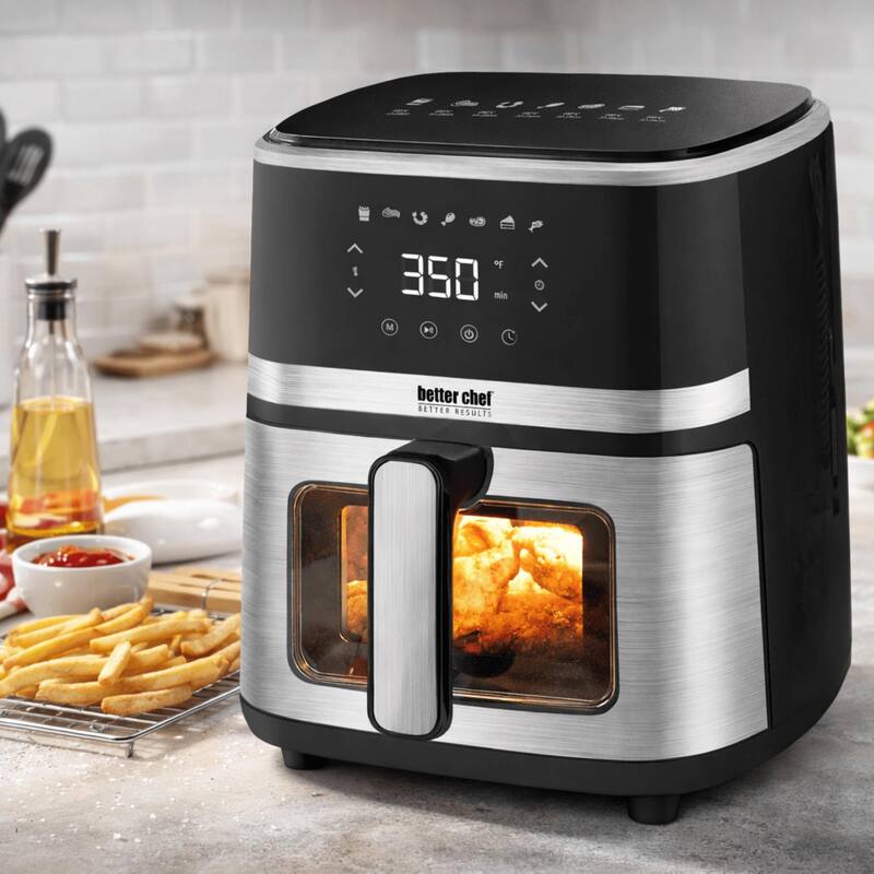 Better Chef Stainless Steel 5L Digital Display Air Fryer