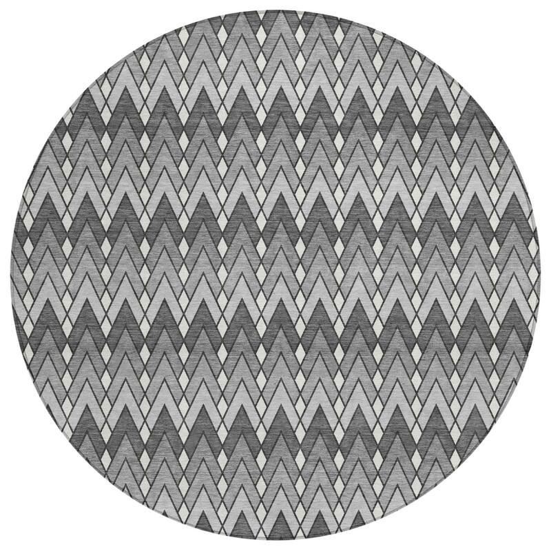 Machine Washable Indoor/ Outdoor Modern Baxter Chantille Rug