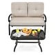 preview thumbnail 22 of 38, Costway 2PCS Patio Loveseat Bench Table Furniture Set Cushioned Chair