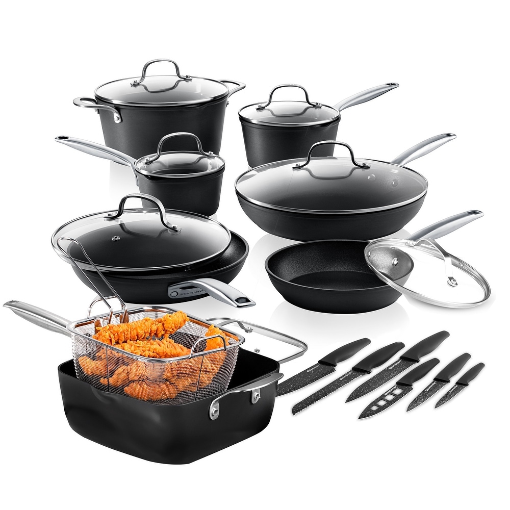 Cuisinart 59-10CH Elements 10-Piece Non-Stick Cookware Set, Champagne - Bed  Bath & Beyond - 23146491